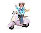 Pink Doll Scooter w/ helmet Perfect for American Girl or 18 inch doll 