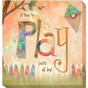  Play by Connie Haley Gallery Wrapped Custom Canvas Giclee 