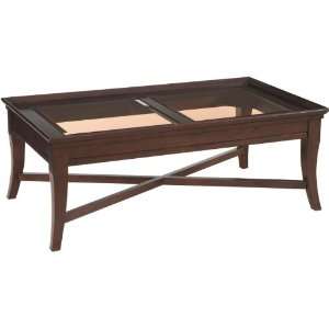 Broyhill Avery Avenue Occasional Tables Tray Top Glass Cocktail Table 
