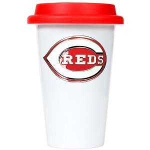  Cincinnati Reds Ceramic Travel Cup (Team Color Lid 