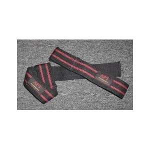  HEAVY RED Pre Built Single Ply Lifting Straps Sports 