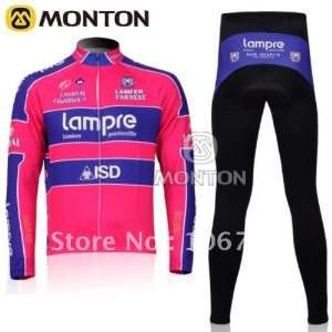  thermal fleece long sleeve cycling jerseys and pants cycling wear 
