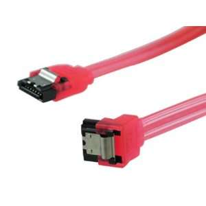  Ipcqueen 10 Inches Sata II 3.0 Cable uv Red RIGHT ANGLE TO 