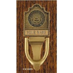   Michigan Wolverines Personalized Brass Door Knocker