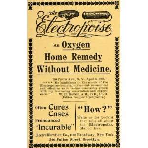   Home Remedy Electrolibration Cure   Original Print Ad