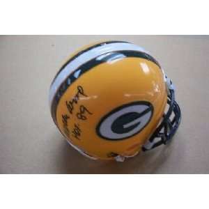 Willie Wood Autographed Green Bay Packers Mini Helmet:  
