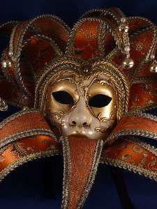 Genuine 17 pt Joker Venetian Carnival Mask  