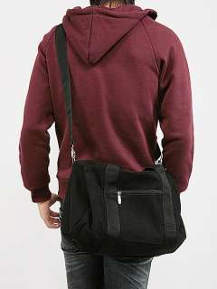 Men Canvas fabric sports side pocket shoulder cross bag  