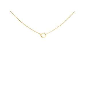  Dogeared Tiny Karma Gold Dipped Necklace   18 Inches 