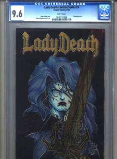 Lady Death Limited Series #1 CGC 9.6 (1994) Chromium  