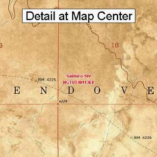 USGS Topographic Quadrangle Map   Salduro SW, Utah (Folded/Waterproof)