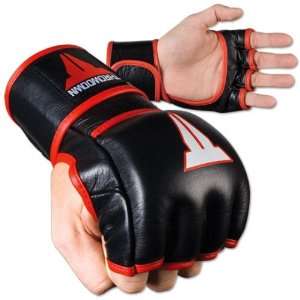 Throwdown MMA Black Competition Gloves (SizeL)  Sports 