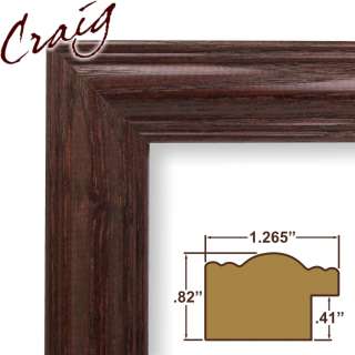   Classic Cherry Red 1.265 Wide Complete New Wood Frame (440CH)  