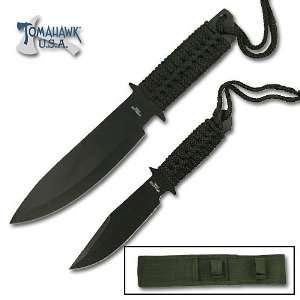  Full Tang Military Tactical 2 Knife Set with Sheath 