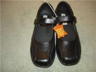 NWT JOSMO Black Leather School Uniform Shoes Mary Jane Girls size 5 