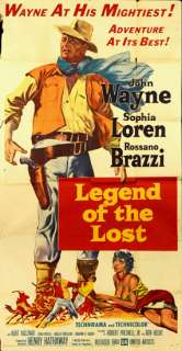 Legend of the Lost 1957 Orig Movie Poster 3Sheet JWayne  