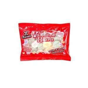  X rated Valentine Jumbo Heart Candy   3 Oz Bag Everything 