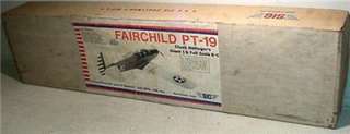SIG FAIRCHILD Trainer PT 19 GIANT 1/6 Full Scale R/C Balsa Model 