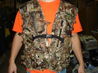 Whitewater Real Leaf 3D Camo 13 Pocket Hunting Vest NEW  