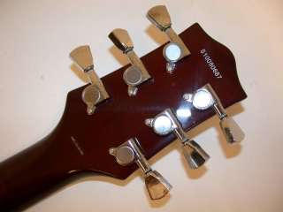 Oscar Schmidt By Washburn OS 50 Walnut Double Cutaway Electric Guitar 