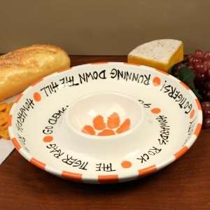 Clemson Tigers 2 In 1 Chips & Dip Bowl:  Sports & Outdoors