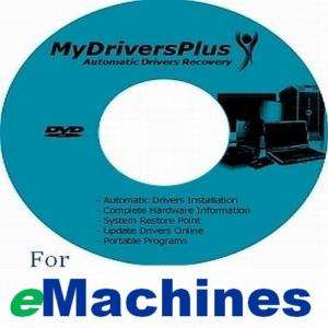 eMachines W5243 Drivers Recovery Restore DISC 7/XP/Vist  