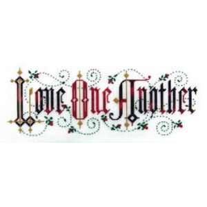  Love One Another (cross stitch) Arts, Crafts & Sewing