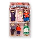 Melissa and Doug 284 Wooden Family Doll Set 000772002844  