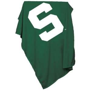 Logo Chair Michigan State Spartans Sweatshirt Blanket:  