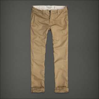  Abercrombie & Fitch By Hollister The A&F Slim Straight Chino Pants