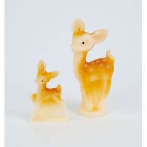   REINDEER Candles Gift Boxed Christmas Gurley Repro: Home & Kitchen