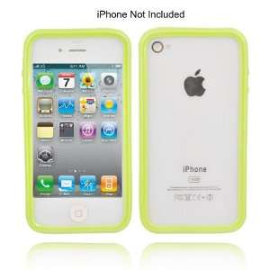  Lime Green Bumper Case for iPhone 4 Cell Phones 