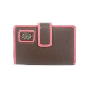  Texas Longhorns Brown and Pink Bifold Wallet: Sports 