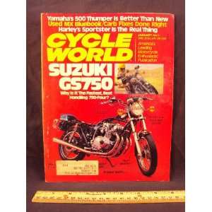  1977 77 January CYCLE WORLD Magazine (Features Road Test 