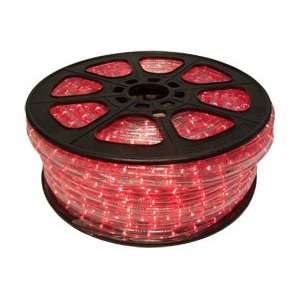  164 Red 2 Wire 1/2 LED Rope Light Spool w/ Acc Pk: Home 