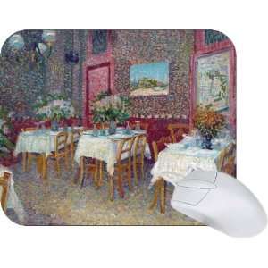  Rikki Knight Van Gogh Art Interior of a Restaurant Mouse 