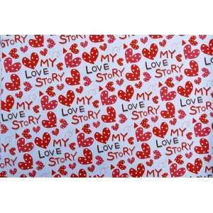  Gift Wrapping Paper   My Love Story 