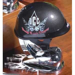  County Choppers BLack 1/2 Scale Replica Helmet with OCC Dice Logo 