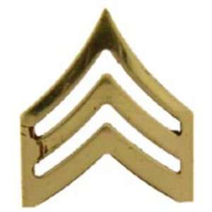  U.S. Army E5 Sergeant Pin Gold Plated 1 Arts, Crafts 