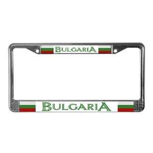 Bulgaria Flag Country countries License Plate Frame by 