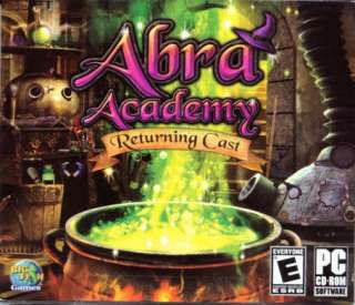 ABRA ACADEMY Returning Cast PC Game Hidden Object NEW 047875355378 