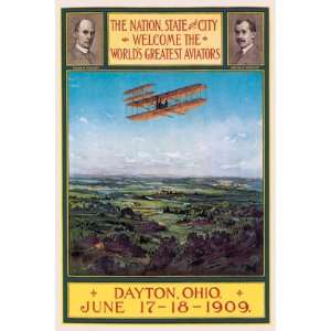  Dayton, Ohio Welcomes the Wright Brothers   Poster by 