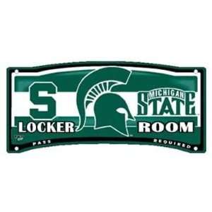  Michigan State Locker Room Sign