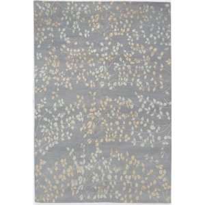  Due Process Empress Leaves Steel 3 X 10 Runner Area Rug 