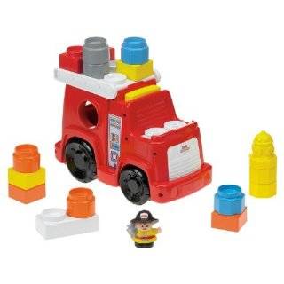  Fisher Price Little People Lil Mover Fire Truck: Toys 