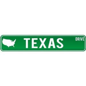 New  Texas Drive   Sign / Signs  United States Street 
