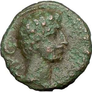 AUGUSTUS 27BC Philippi Rare Authentic Ancient Roman Coin Two colonists 
