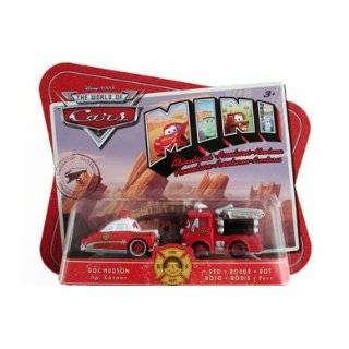   Adventures Radiator Springs Fire Department Doc Hudson & Red Car Set