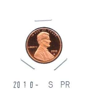 BU** 2010 S PROOF LINCOLN SHIELD CENT PENNY  