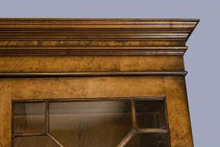   Style Georgian Period Replica Secretaire Bookcase Butlers Desk  